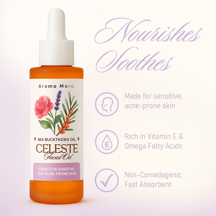Celeste Facial Oil | Sea Buckthorn Oil