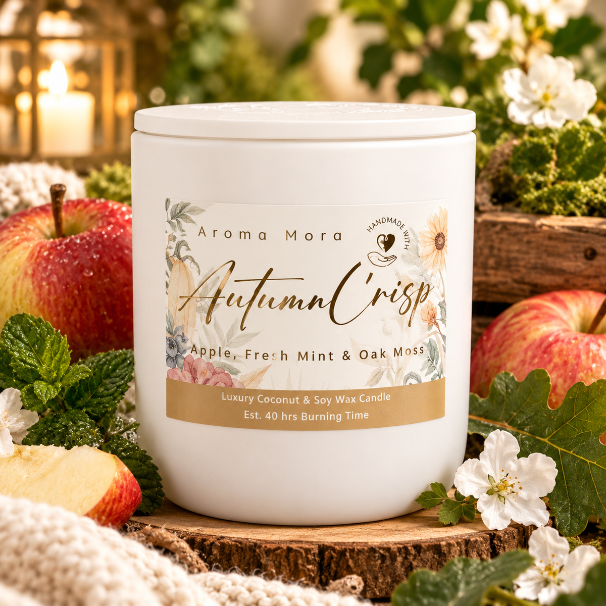 Autumn Crisp Candle | Coconut & Soy Candle | Non-Toxic