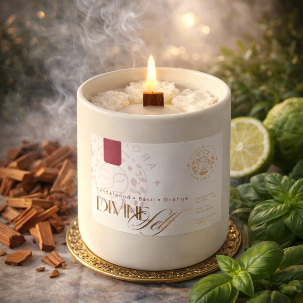 Divine Self Candle | Sandalwood & Orange