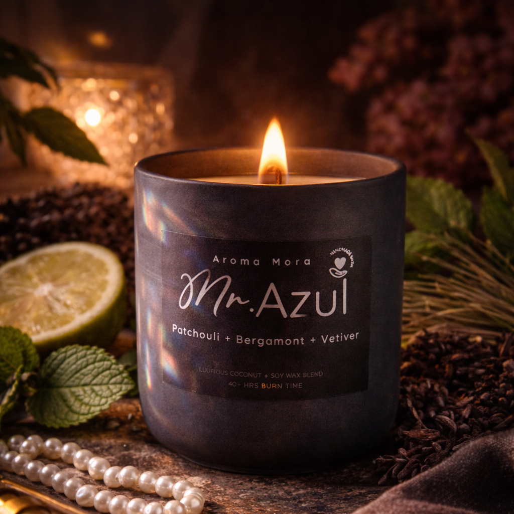 Mr. Azul Candle | Vetiver & Patchouli