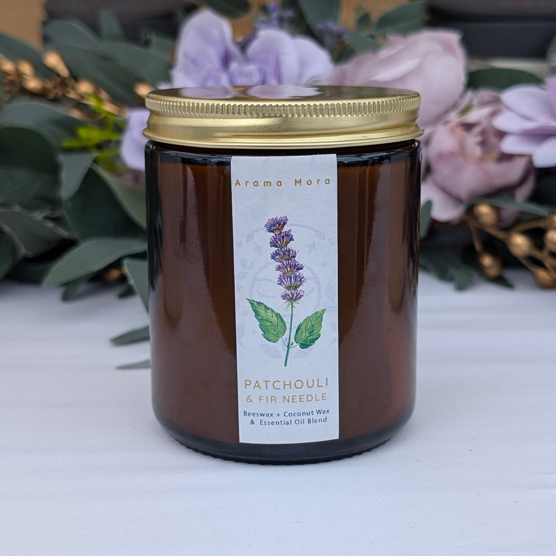 Patchouli & Pine | Beeswax Candle | All-Natural