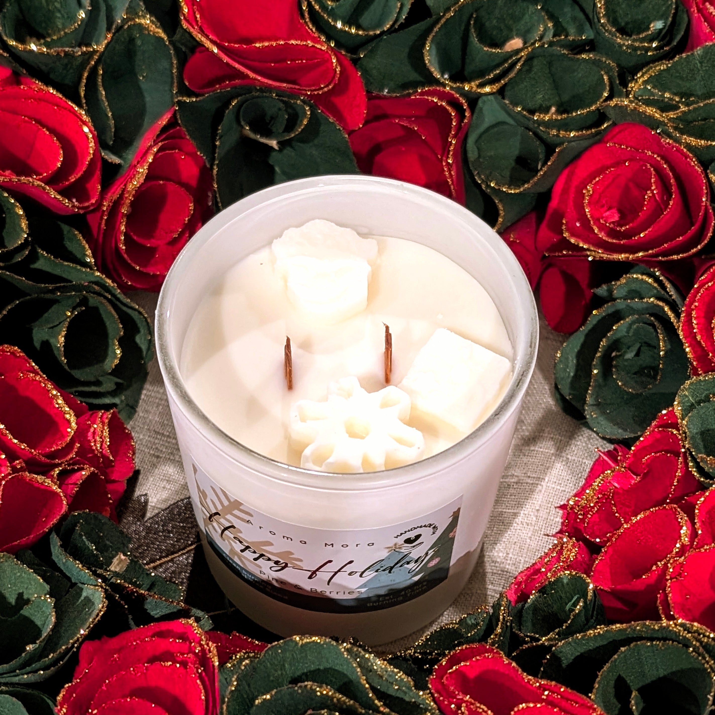 Happy Holidays | Coconut & Soy Candle | Non-Toxic