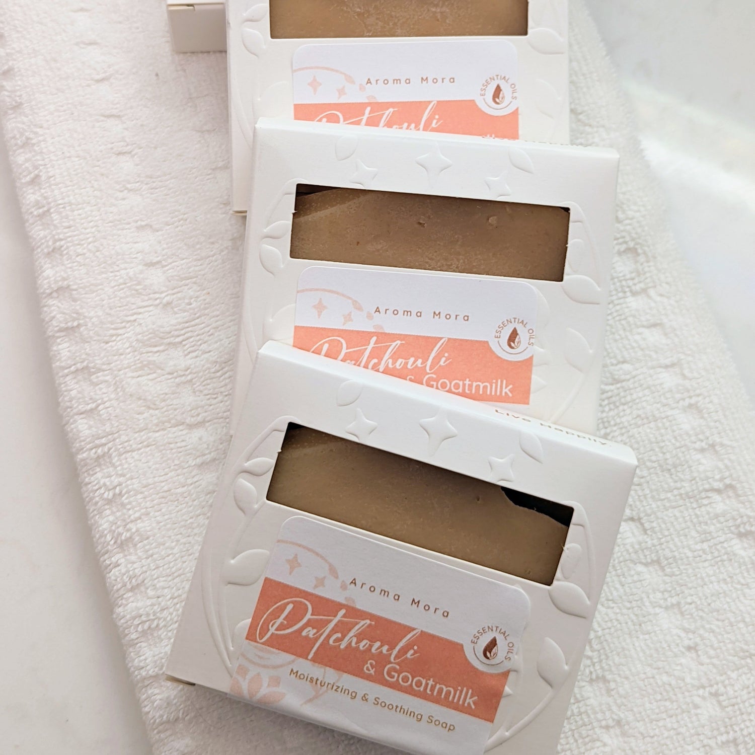 Goat Milk Patchouli and Sandalwood | Natural Soap | Rose Clay