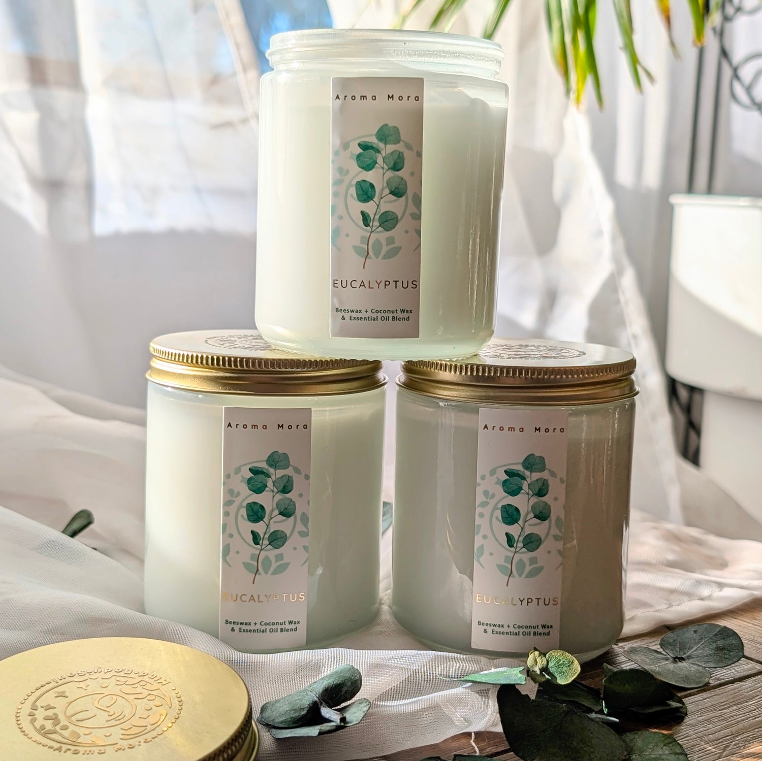 Eucalyptus | Beeswax Candle | All-Natural