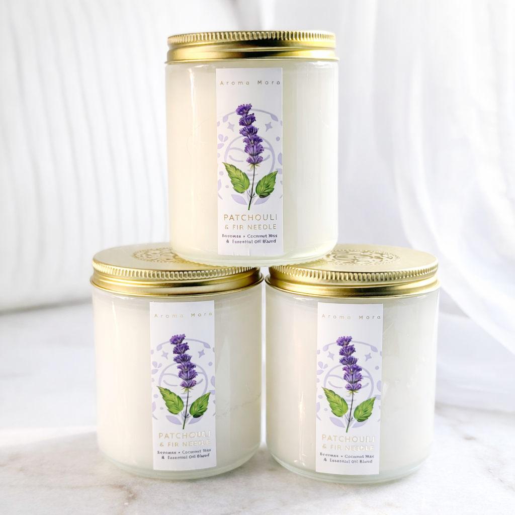 Patchouli & Pine | Beeswax Candle