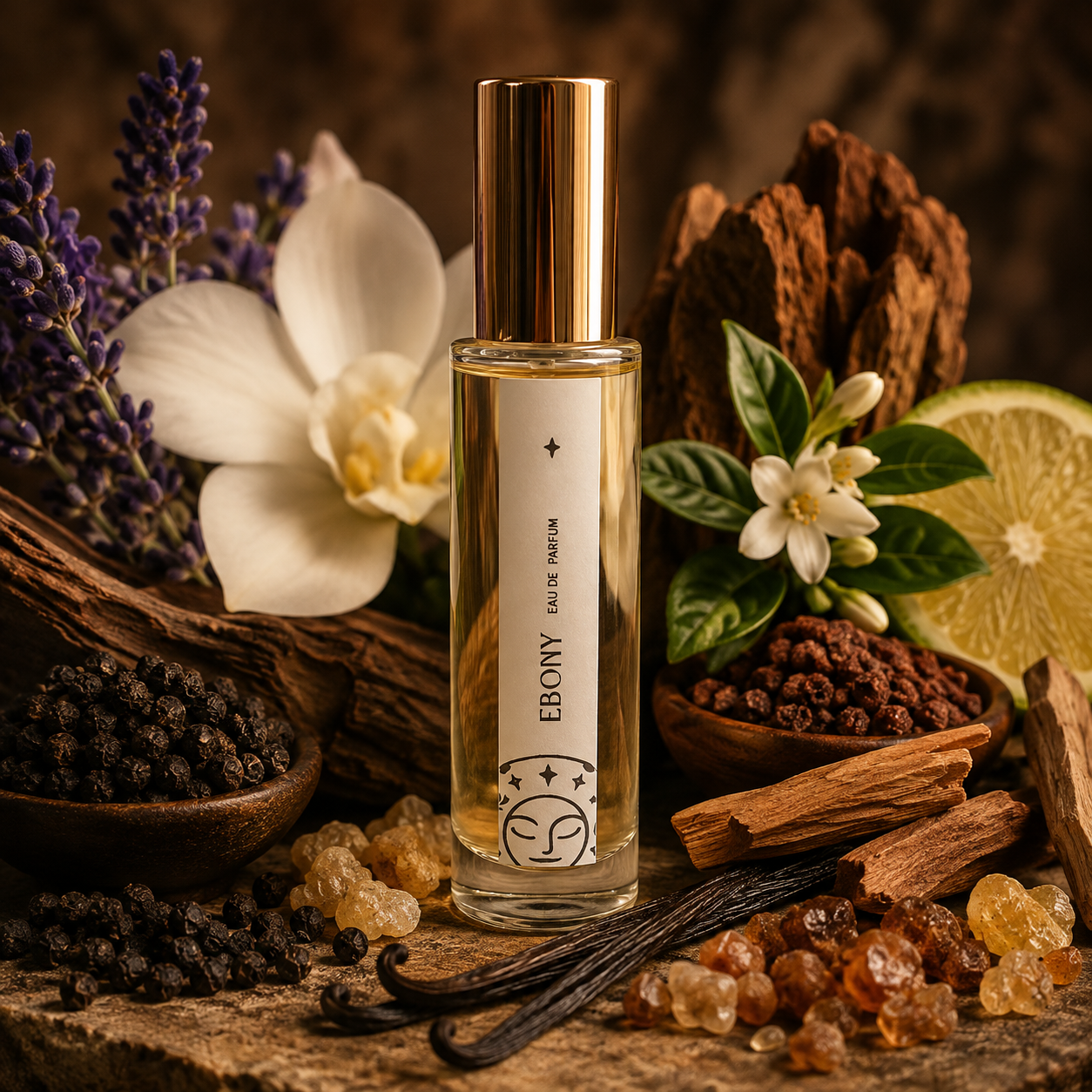 Ebony Parfum | Sandalwood + Orris