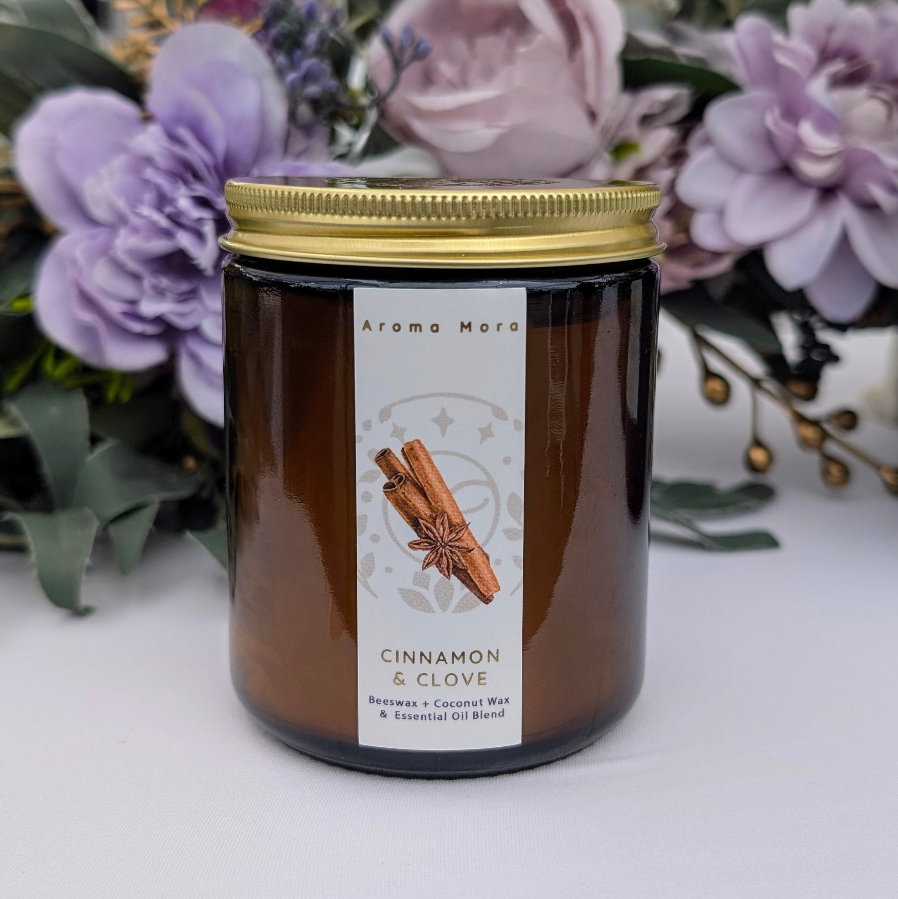 Cinnamon &amp; Clove | Beeswax Candle | All-Natural