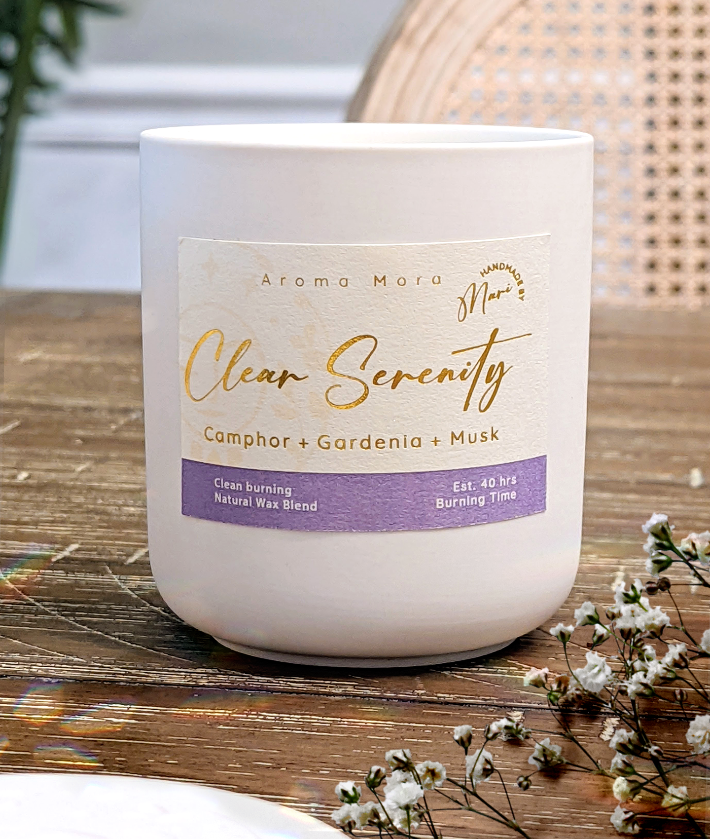 Clear Serenity | Coconut &amp; Soy Candle | Non-Toxic