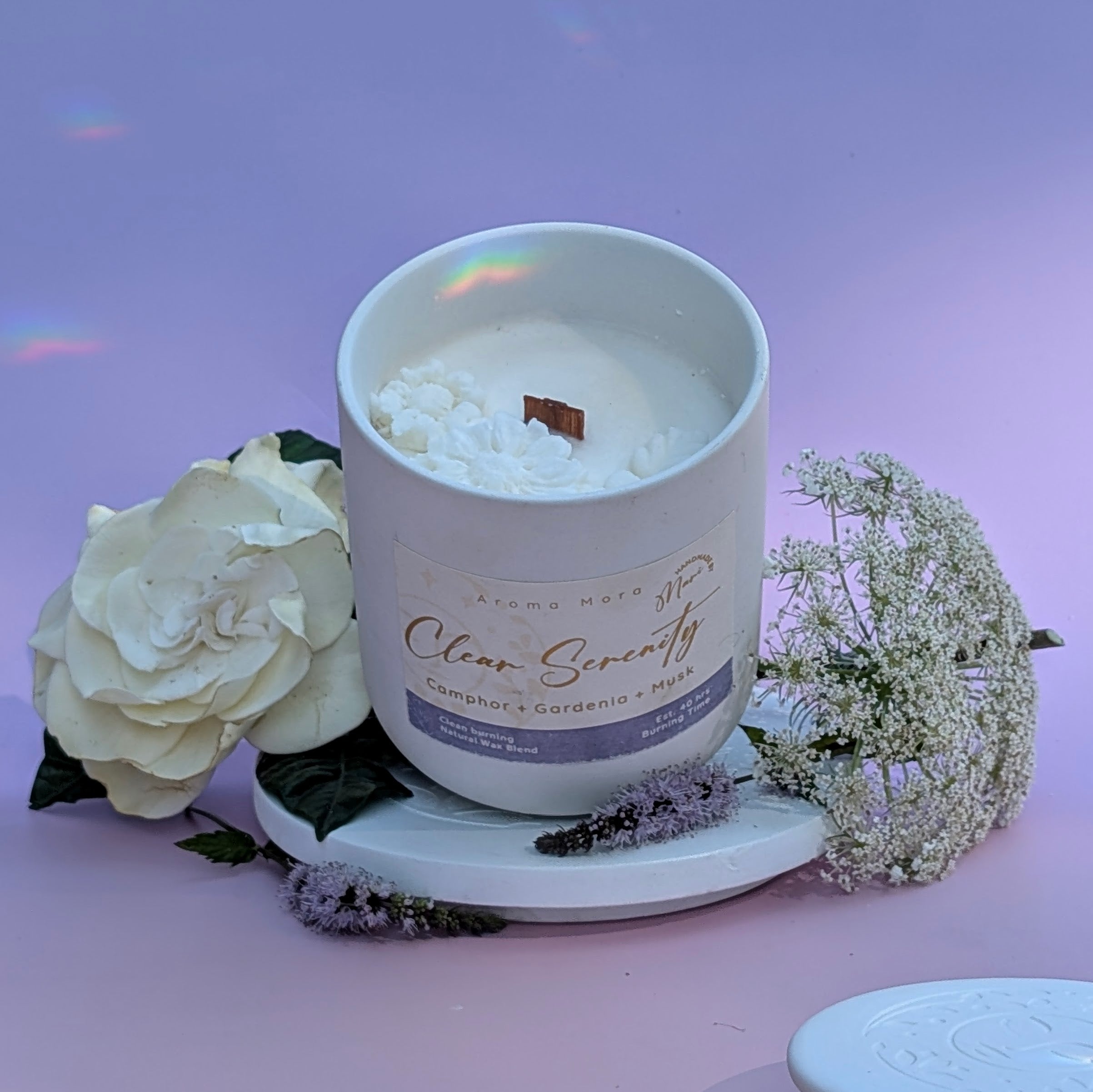 Clear Serenity | Coconut &amp; Soy Candle | Non-Toxic