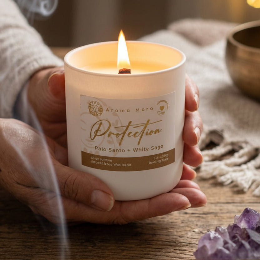 Protection Candle  | Palo Santo &amp; White Sage