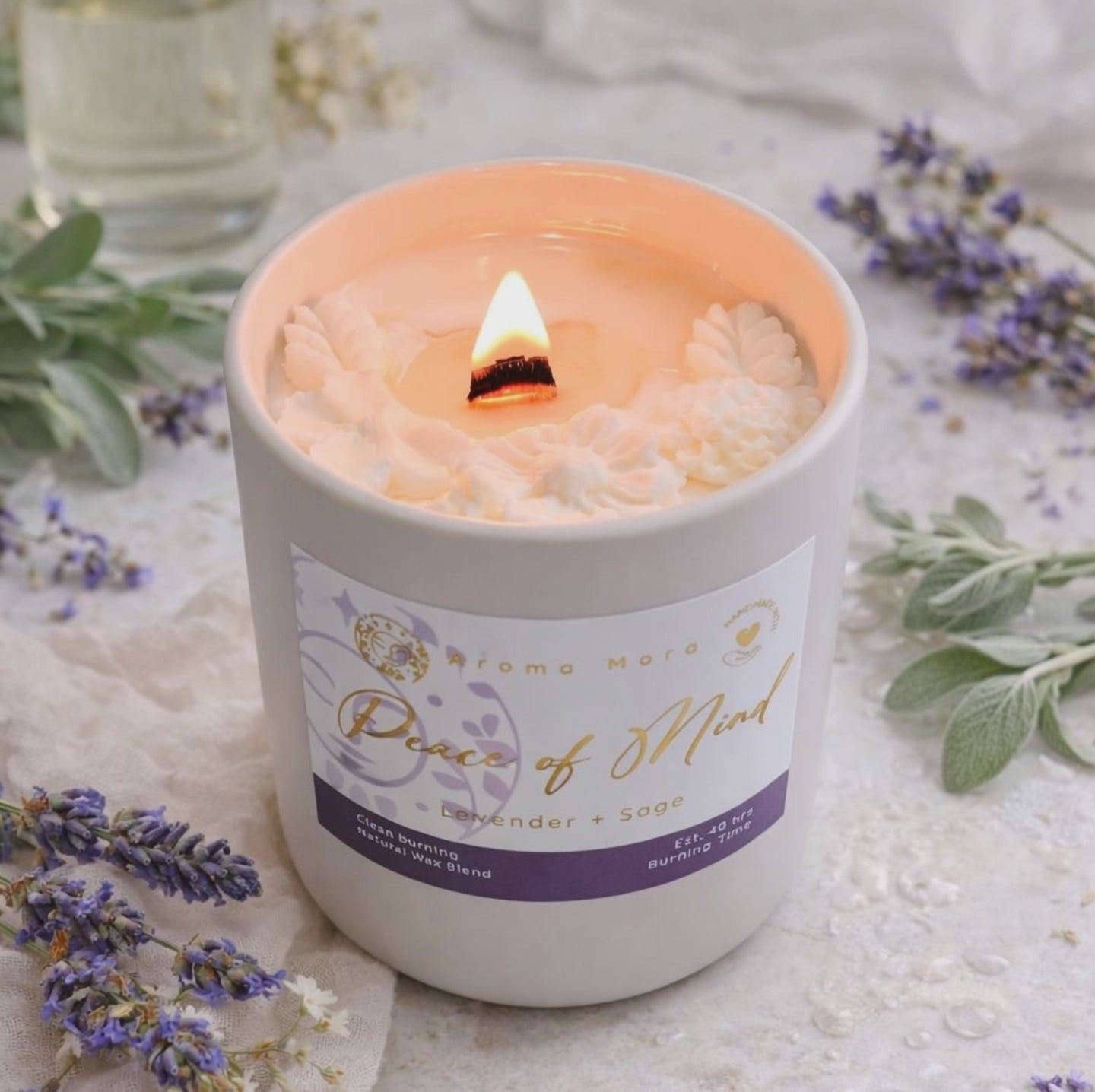 Peace of Mind Candle | Lavender &amp; Sage